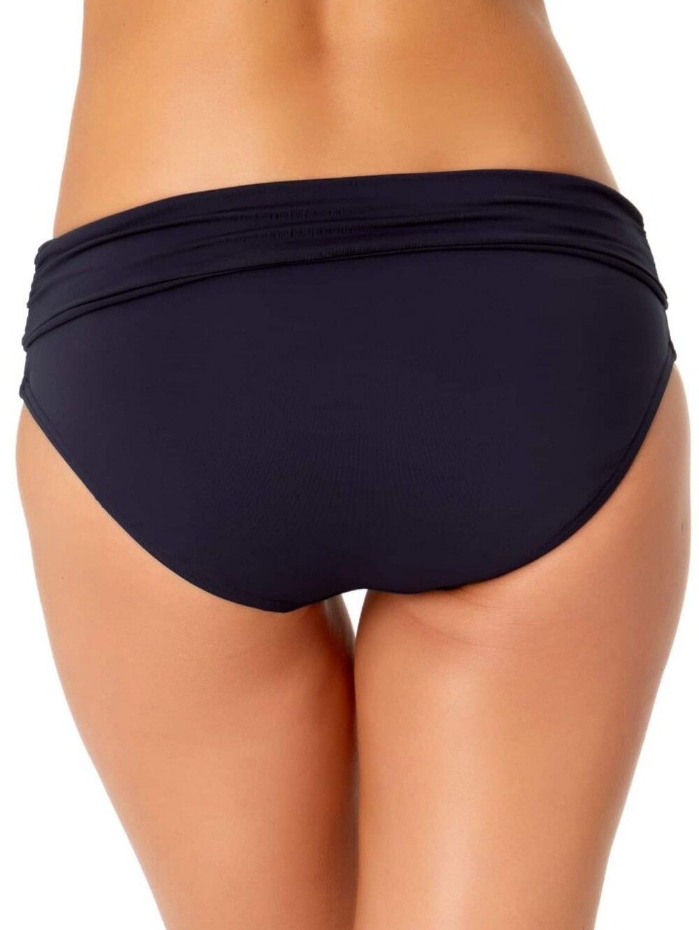 ANNE COLE Plus Size High-Waist Bikini Bottoms MYPB36001 20W NAVY NWT $64